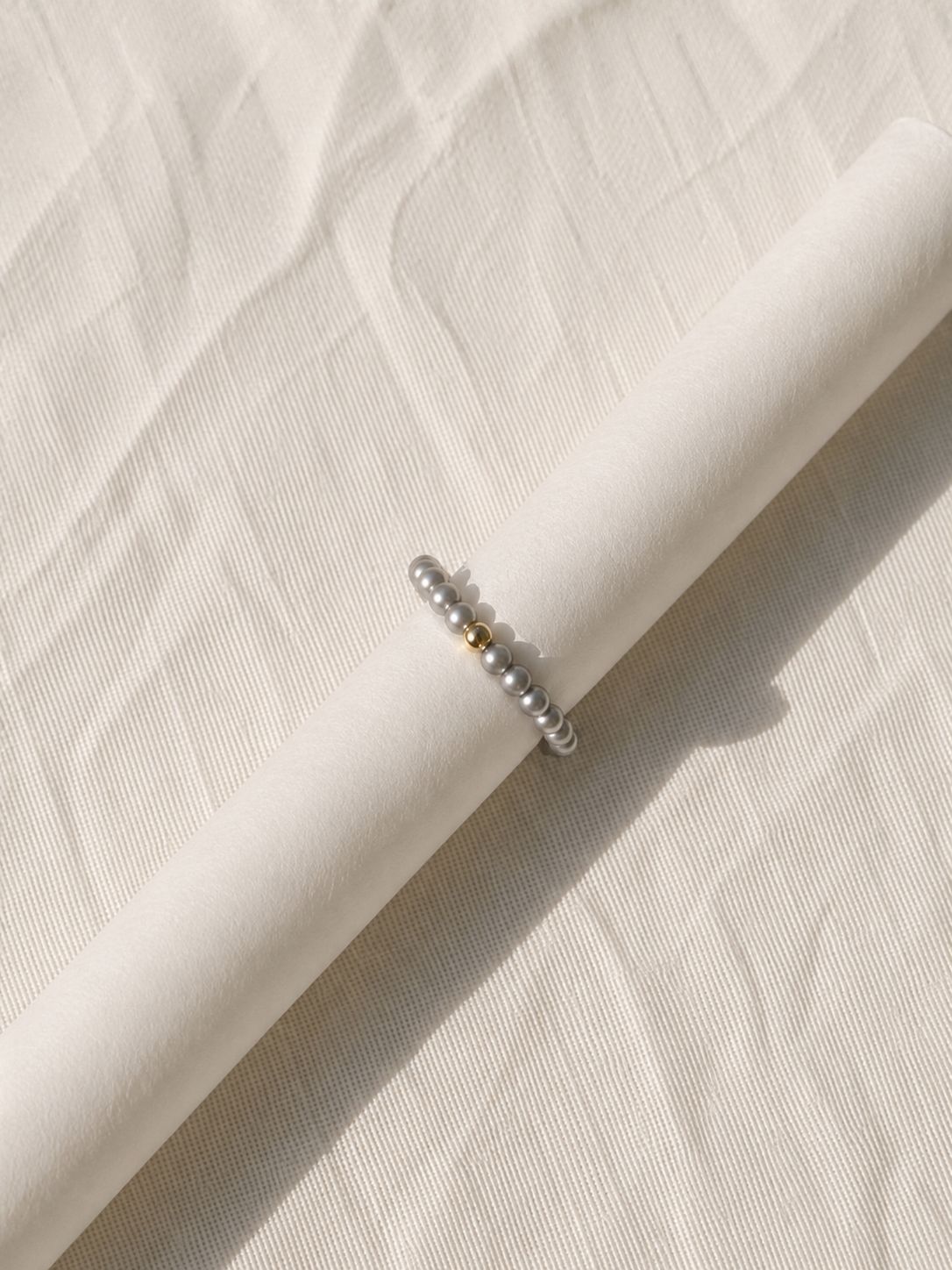 01 Perlas Mini Pelotita Oro 14K