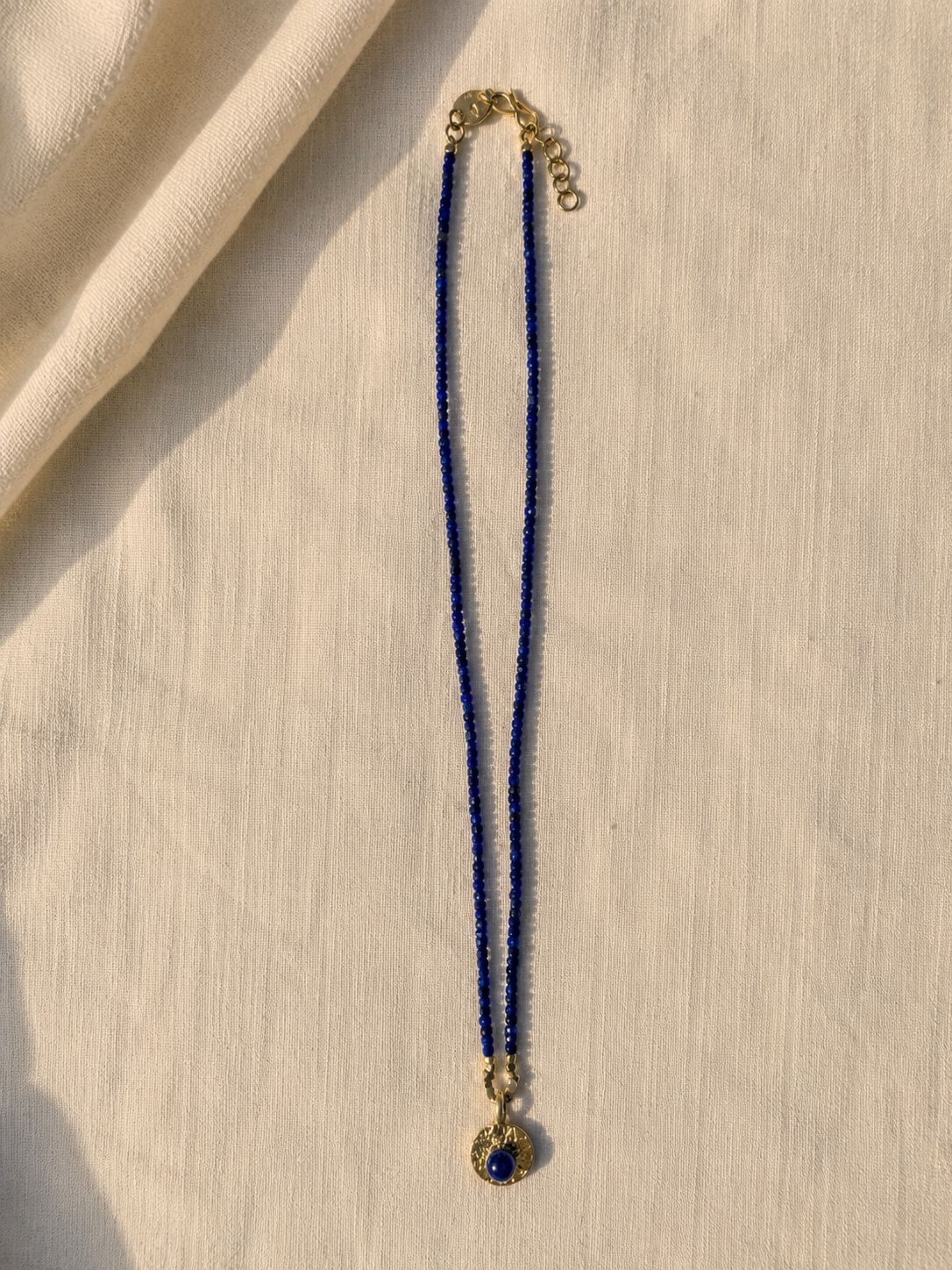 14 Lapiz Lazuli Square Collar